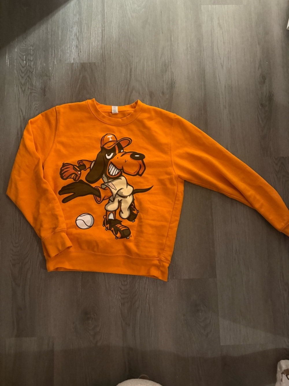 Orange Graphic Tennessee Baseball Sweatshirt